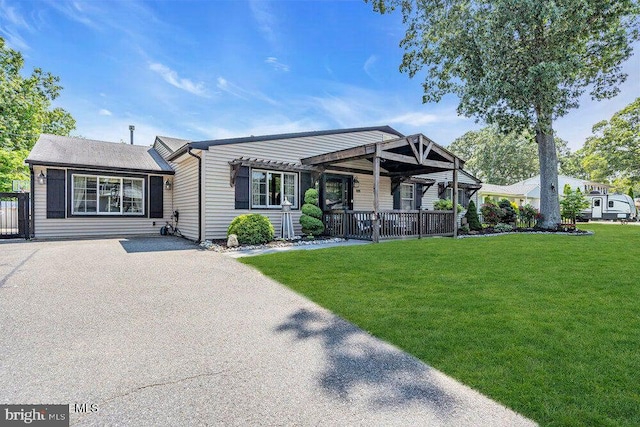 111 Lawrence Dr, Lanoka Harbor, NJ 08734 - single story home with a front lawn and driveway