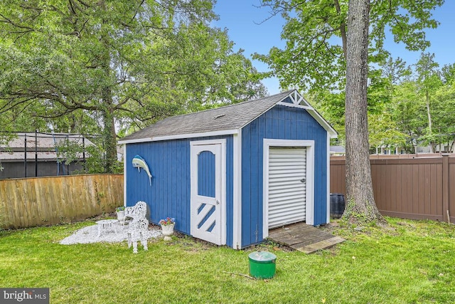 3528 Cohasset Ave, Annapolis, MD 21403 - view of shed with a fenced backyard