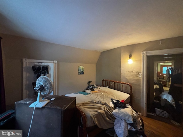 818 Rte 481, Monongahela, PA 15063 - bedroom featuring vaulted ceiling and wood finished floors