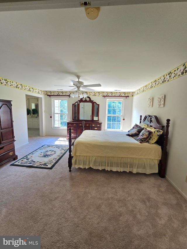 721 Kincaid Mills Ln, Wallingford, PA 19086 - bedroom featuring carpet and ceiling fan