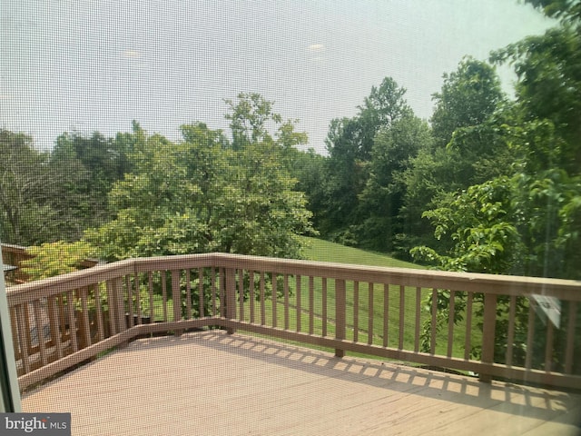 8726 Wadebrook Ter, Springfield, VA 22153 - wooden deck featuring a yard