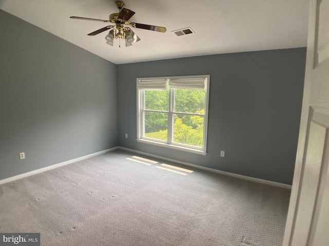 8726 Wadebrook Ter, Springfield, VA 22153 - empty room featuring baseboards, carpet floors, and ceiling fan