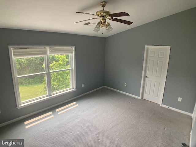 8726 Wadebrook Ter, Springfield, VA 22153 - carpeted empty room featuring baseboards and a ceiling fan