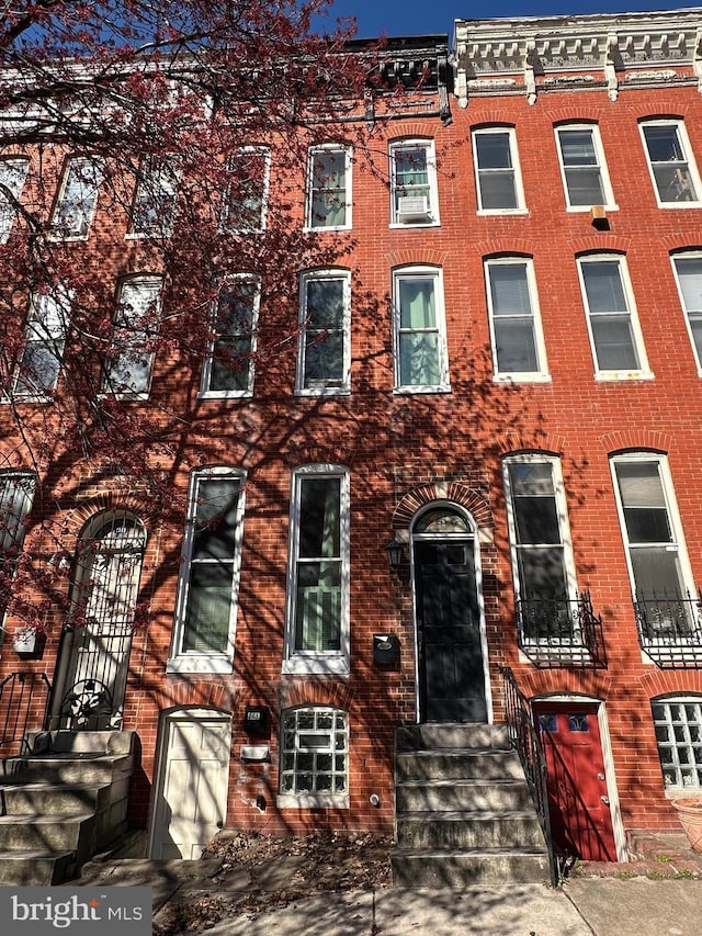 28 Parkin St, Baltimore, MD 21201 - view of front of property with brick siding