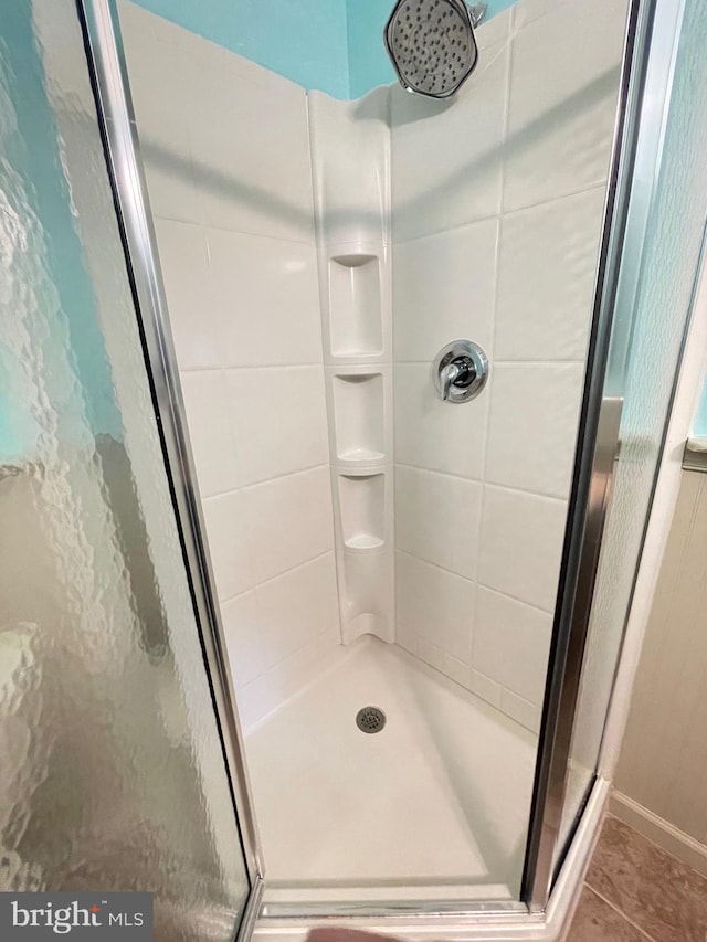 604 Ivystone Ln, Cinnaminson, NJ 08077 - bathroom featuring a stall shower and tile patterned flooring
