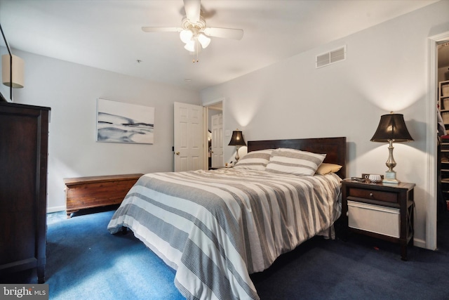 2009 Creekside Ct Unit 28, Warrington, PA 18976 - bedroom featuring carpet floors and ceiling fan