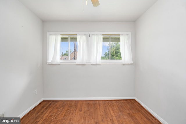 2000 Longview Ct, Baltimore, MD 21237 - empty room featuring wood finished floors and a ceiling fan