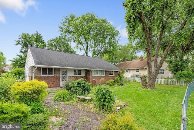 2000 Longview Ct, Baltimore, MD 21237 - view of front of home featuring brick siding, a chimney, and roof with shingles