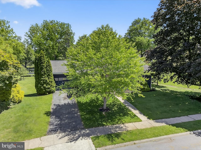 303 Stevens Ave, Reading, PA 19608 - obstructed view of property with a front yard and roof with shingles