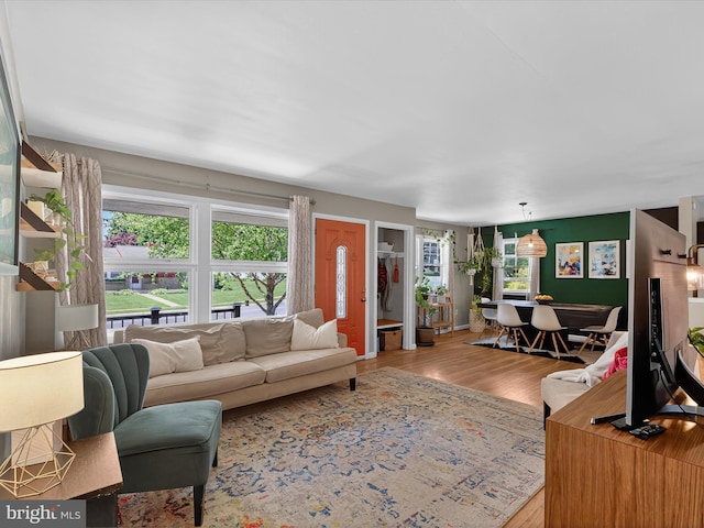 303 Stevens Ave, Reading, PA 19608 - living area featuring wood finished floors