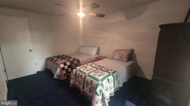 1725 Loop Rd, Franklin, WV 26807 - bedroom with carpet and a ceiling fan
