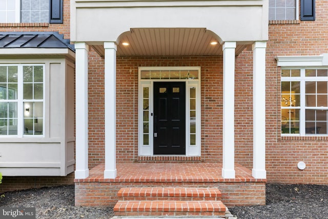 5204 Muirfield Dr, Ijamsville, MD 21754 - doorway to property with brick siding