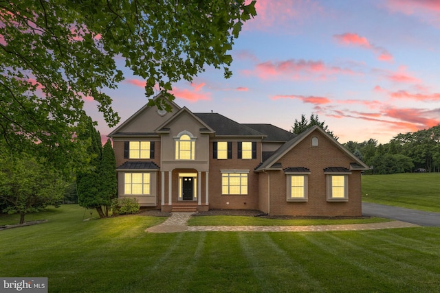 5204 Muirfield Dr, Ijamsville, MD 21754 - view of front of home featuring a lawn and brick siding