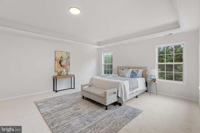 5204 Muirfield Dr, Ijamsville, MD 21754 - carpeted bedroom with a tray ceiling and baseboards
