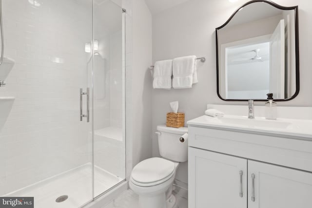 13126 Hawkeye Aly, Clarksburg, MD 20871 - full bath featuring toilet, a shower stall, and vanity