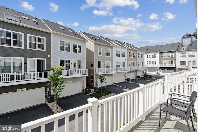13126 Hawkeye Aly, Clarksburg, MD 20871 - balcony featuring a residential view and central AC