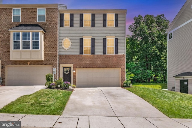 182 Mohegan Dr, Havre De Grace, MD 21078 - view of front of property featuring an attached garage, brick siding, and driveway