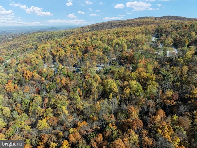 87 Tulip Poplar Dr, Linden, VA 22642 - aerial overview of property's location featuring a heavily wooded area