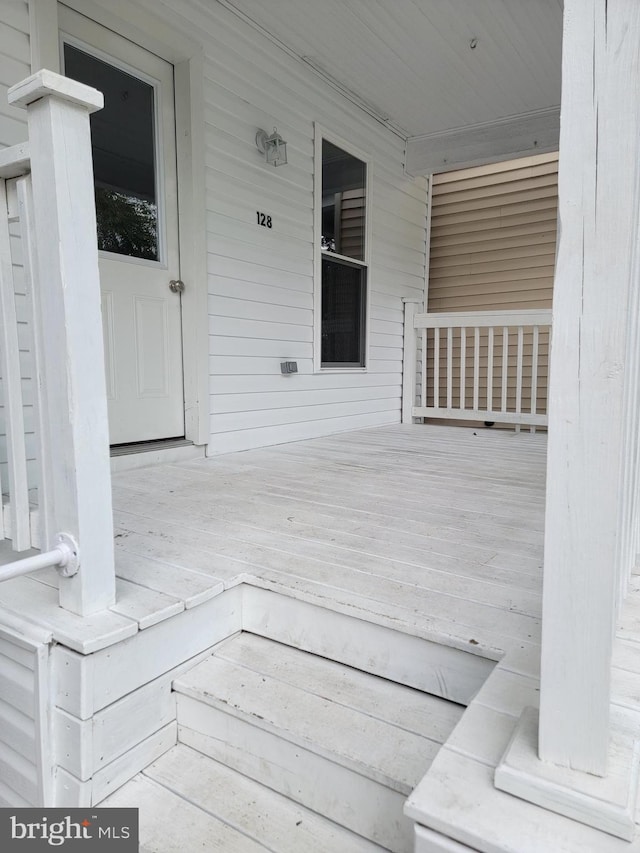 128 W Main St, New Bloomfield, PA 17068 - view of wooden porch