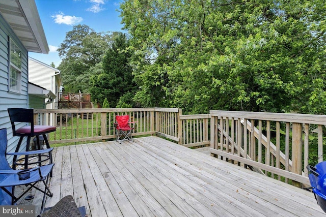 6548 10th St, Chesapeake Beach, MD 20732 - view of wooden terrace
