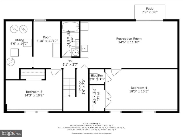 6548 10th St, Chesapeake Beach, MD 20732 - floor plan / room layout