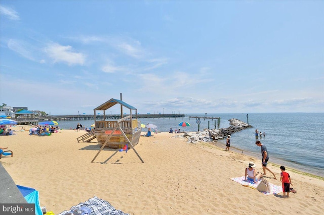 6548 10th St, Chesapeake Beach, MD 20732 - water view with nearby beach