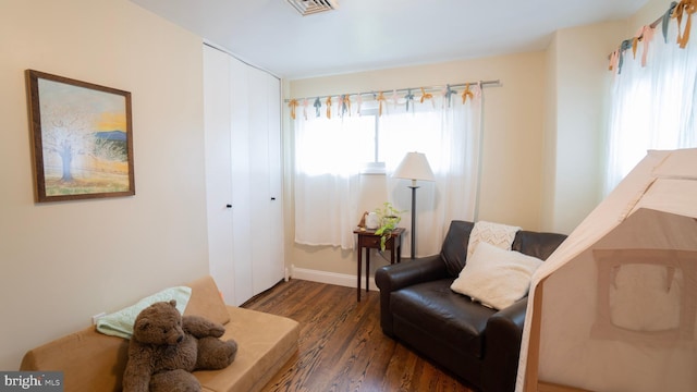 3809 Carriage House Dr, Camp Hill, PA 17011 - sitting room with wood finished floors and baseboards
