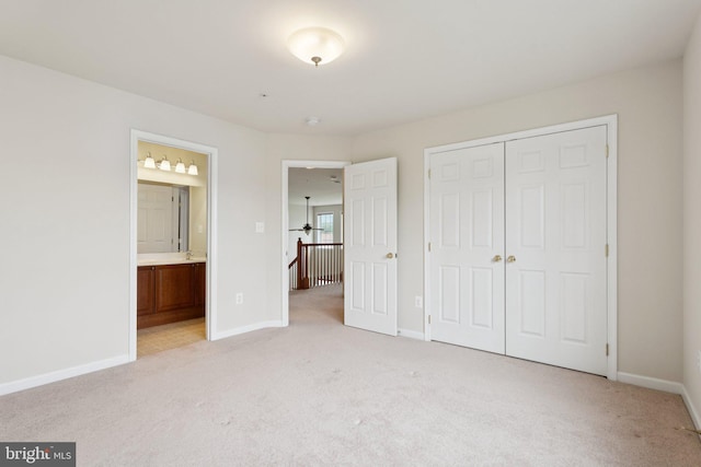 24 Tocati St, Thurmont, MD 21788 - unfurnished bedroom featuring light carpet, a closet, and ensuite bath