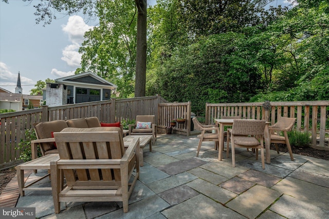 200 W Monroe Ave, Alexandria, VA 22301 - view of patio featuring outdoor lounge area and outdoor dining area