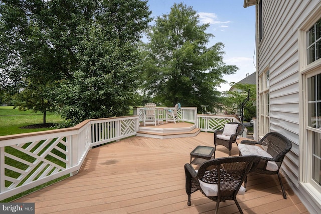 5438 Sherman Oaks Ct, Haymarket, VA 20169 - view of deck