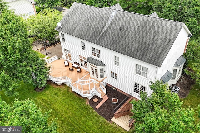 5438 Sherman Oaks Ct, Haymarket, VA 20169 - view of subject property featuring a tree filled landscape