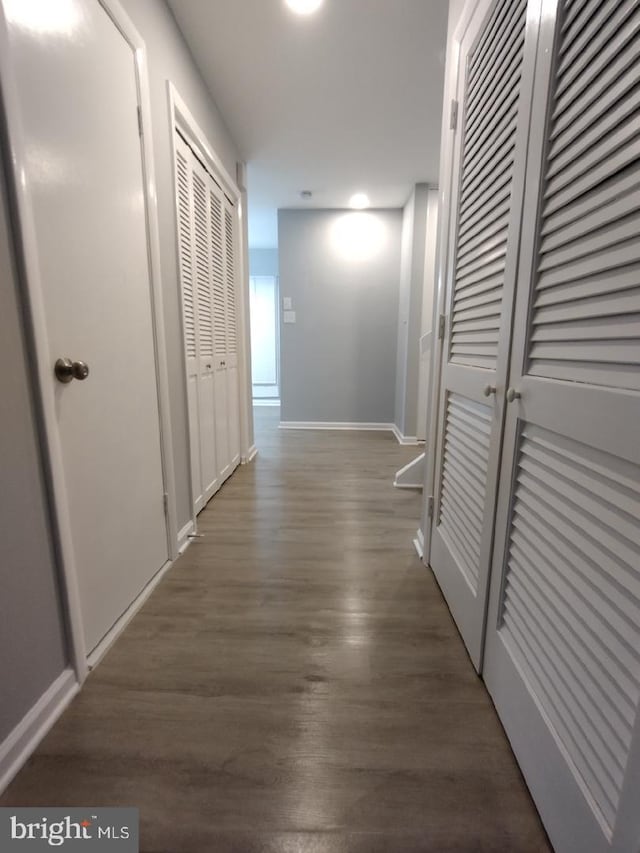 2573 Paxton St, Woodbridge, VA 22192 - corridor featuring baseboards and wood finished floors