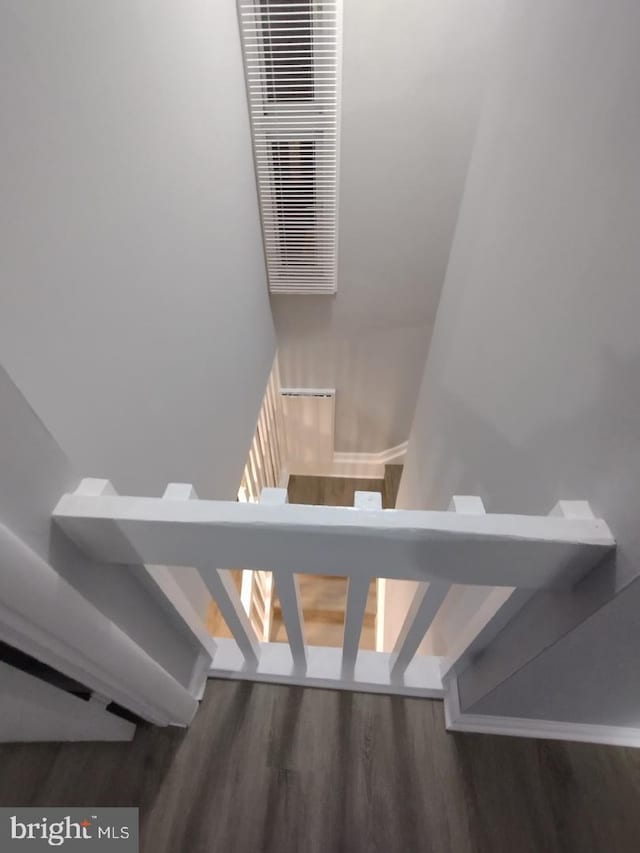 2573 Paxton St, Woodbridge, VA 22192 - staircase featuring wood finished floors
