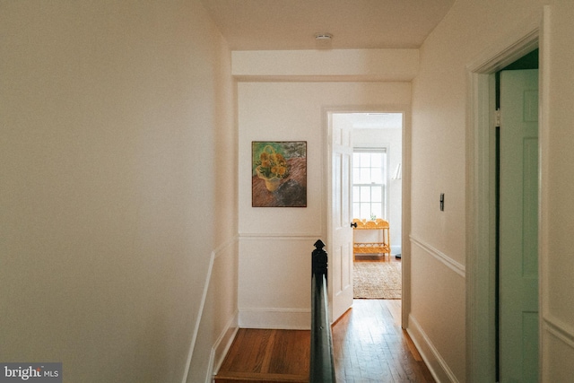 708 9th St SE, Washington, DC 20003 - hall with dark wood-type flooring and baseboards