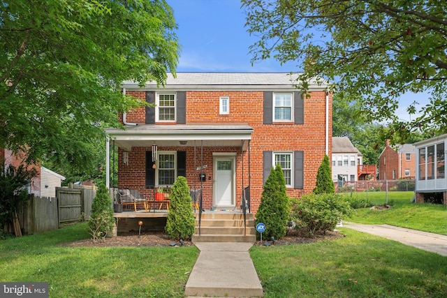 10004 Lorain Ave, Silver Spring, MD 20901 - view of front of property with covered porch and brick siding