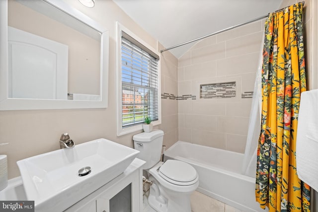 10004 Lorain Ave, Silver Spring, MD 20901 - bathroom featuring shower / tub combo with curtain, toilet, and vanity