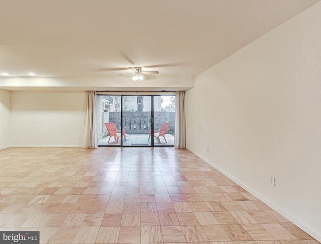 6 Monroe St Unit 6-101, Rockville, MD 20850 - unfurnished room featuring baseboards and ceiling fan