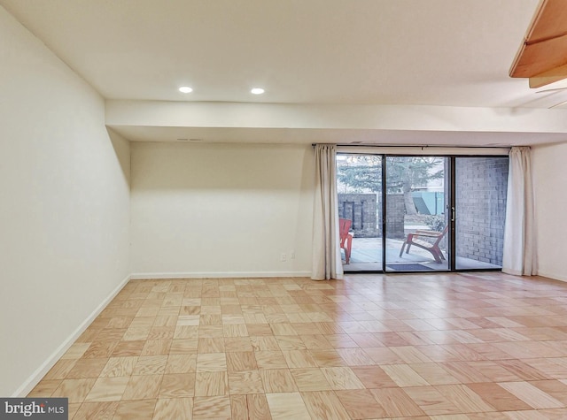 6 Monroe St Unit 6-101, Rockville, MD 20850 - empty room with recessed lighting and light floors
