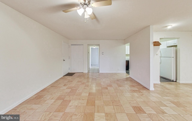 6 Monroe St Unit 6-101, Rockville, MD 20850 - spare room with ceiling fan and baseboards