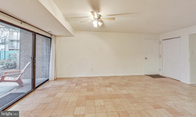 6 Monroe St Unit 6-101, Rockville, MD 20850 - unfurnished room featuring a ceiling fan and light floors