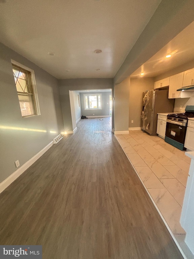 6226 Cardiff St, Philadelphia, PA 19149 - unfurnished living room with baseboards and recessed lighting