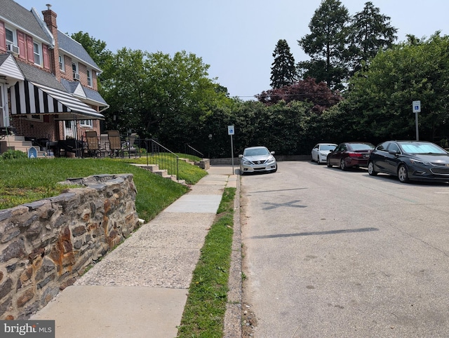 3407 Verner St, Drexel Hill, PA 19026 - view of asphalt street with sidewalks, curbs, and traffic signs