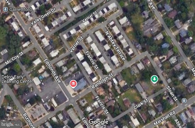3407 Verner St, Drexel Hill, PA 19026 - aerial overview of property's location