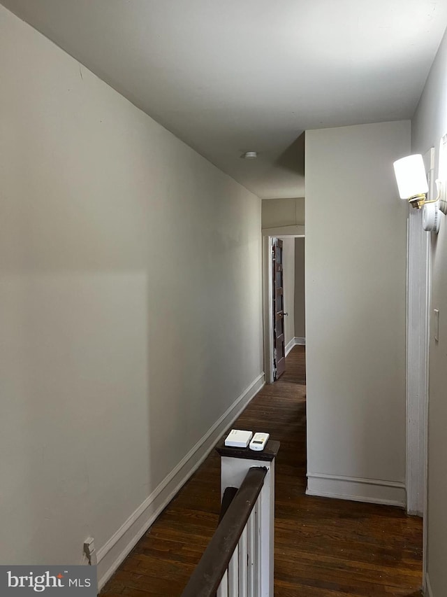 5224 Florence Ave, Philadelphia, PA 19143 - corridor featuring wood finished floors and baseboards