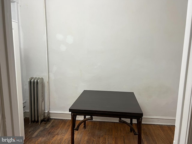 5224 Florence Ave, Philadelphia, PA 19143 - office space featuring radiator heating unit, baseboards, and wood finished floors