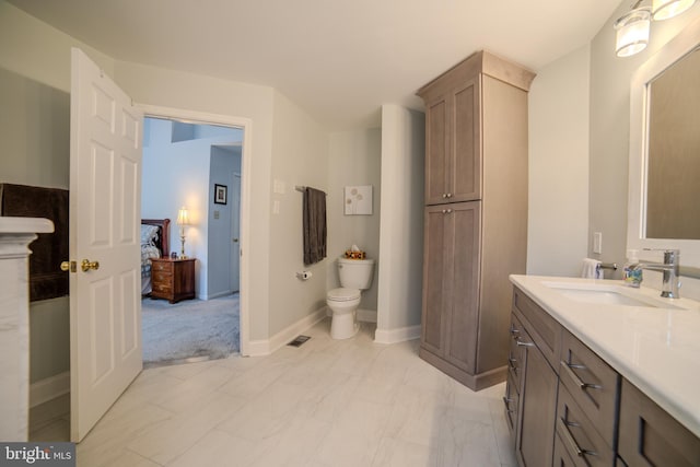 854 Hinchley Run, West Chester, PA 19382 - bathroom with vanity and marble finish flooring