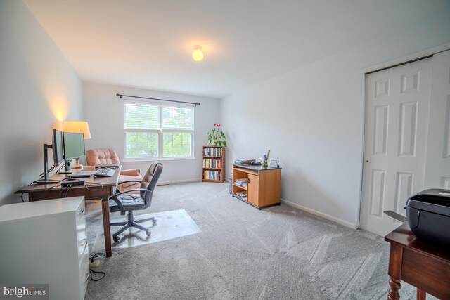 854 Hinchley Run, West Chester, PA 19382 - office area with light colored carpet and baseboards