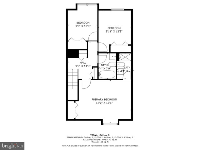 2825 Cambridge Dr, Woodbridge, VA 22192 - view of room layout