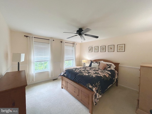 25 Baldwin Cir, Glenmoore, PA 19343 - bedroom featuring light colored carpet and ceiling fan