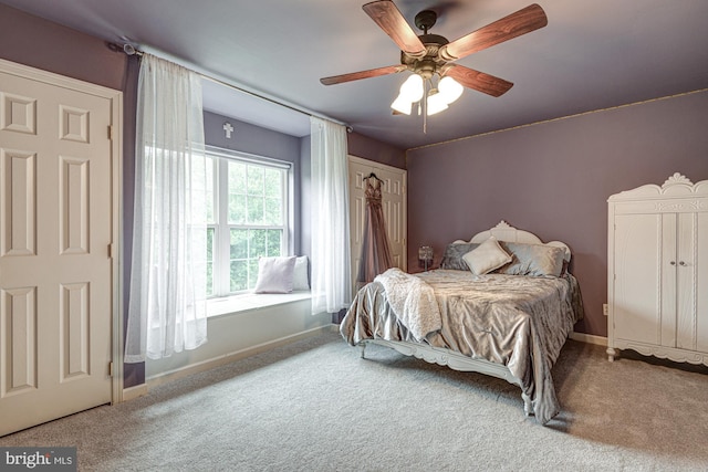 66 Light Farm Dr, Cochranville, PA 19330 - bedroom with carpet floors and ceiling fan